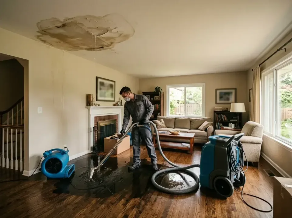 attic-pipe-burst-ceiling-drip-008 — frequently asked questions, Water Damage Restoration & Carpet Care in Cumberland, IN